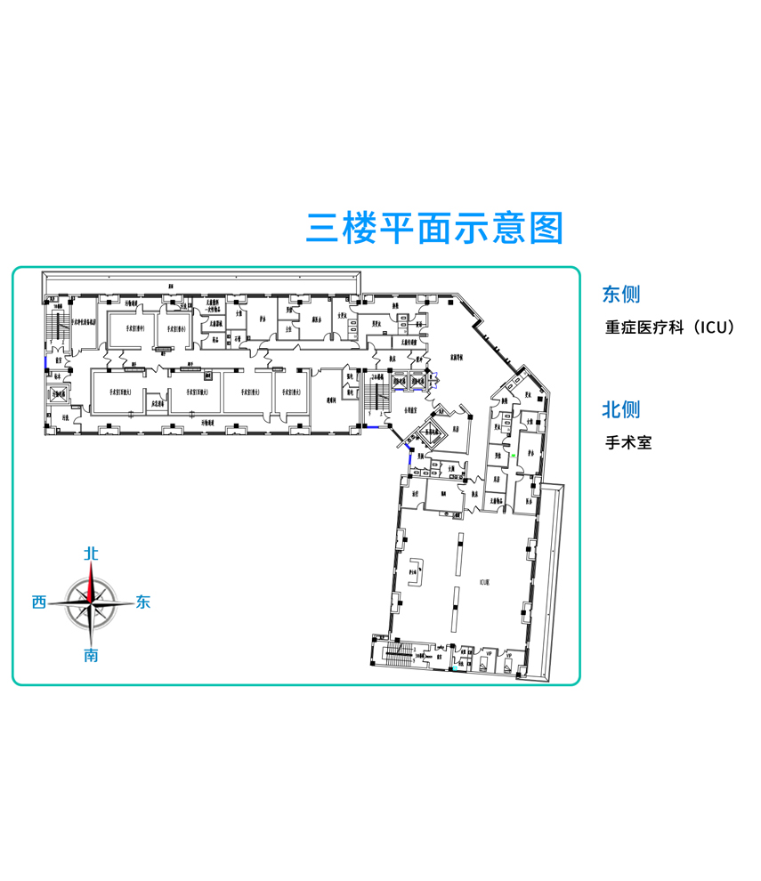 三樓平面示意圖